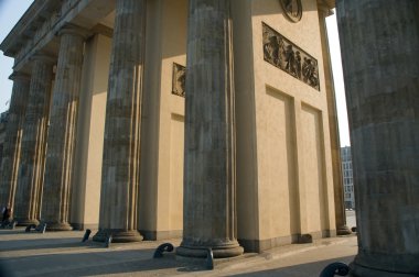 Berlin 'de Brandenburg kapısı
