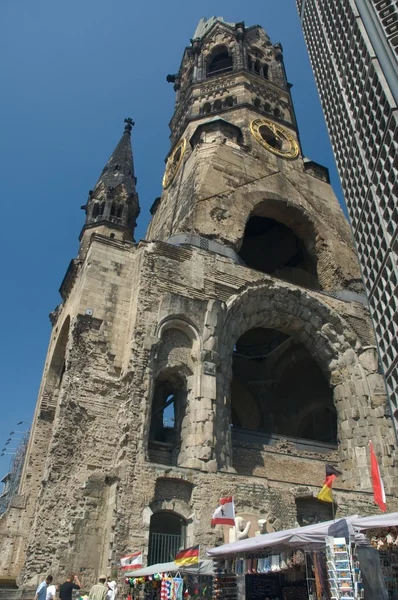 Kaiser Wilhelm Gedächniskirche — Zdjęcie stockowe