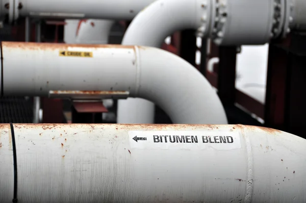 Oil sands pump facility — Stock Photo, Image