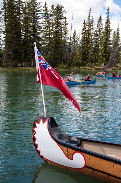 Canoe on the Bow River