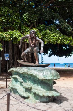 Duke Kahanamoku'nun heykel