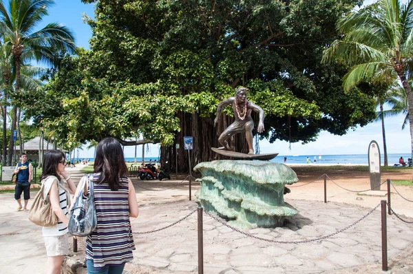 Duke Kahanamoku Statue — Stock Photo, Image