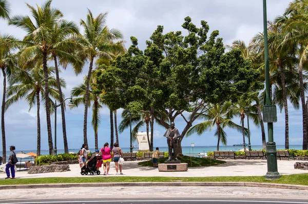 Plaży Waikiki — Zdjęcie stockowe