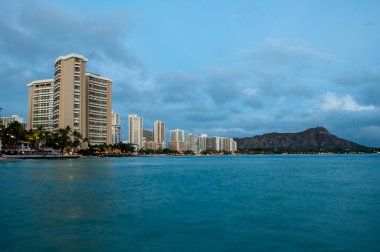 Waikiki beach gece