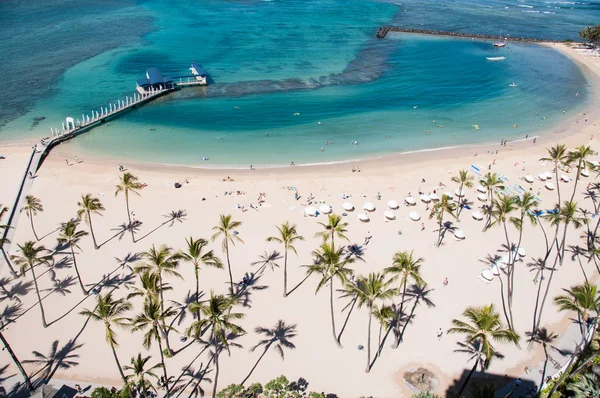 Spiaggia di Waikiki — Foto Stock