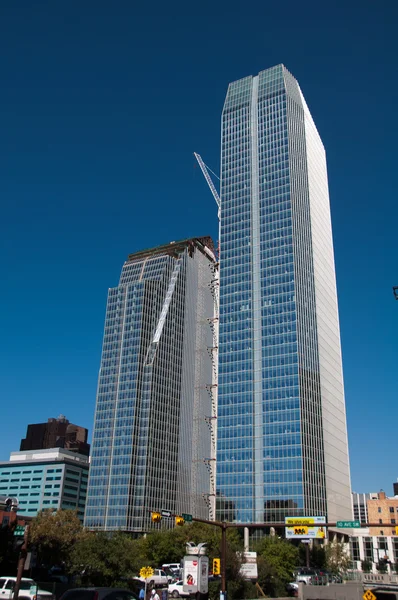 Skyskrapere under bygging – stockfoto