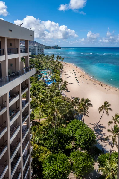 Praia de Waikiki — Fotografia de Stock
