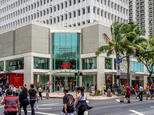 Plaza de negocios Waikiki — Foto de Stock