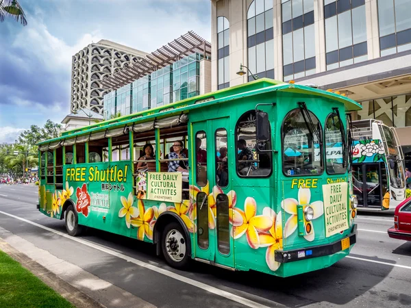 Hilo Hattie's bus — Stock Photo, Image