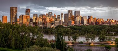 Calgary skyline clipart
