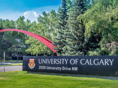 calgary Üniversitesi giriş işareti