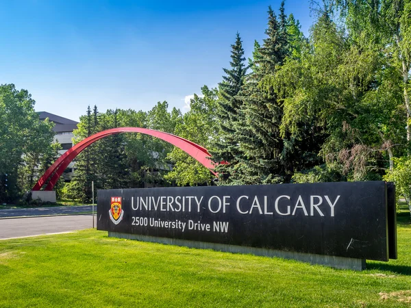 calgary Üniversitesi giriş işareti
