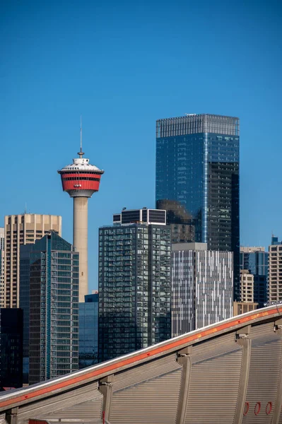 Calgary Alberta Outubro 2021 Fachada Exterior Detalhes Scotiabank Saddledome Home — Fotografia de Stock