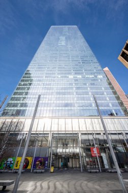 Calgary, Albert a - 6 Şubat 2022: Calgary, Alberta 'daki Brookfield Place ofis kulesi.