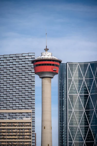 Utsikt Över Landmärket Calgary Tower — Stockfoto