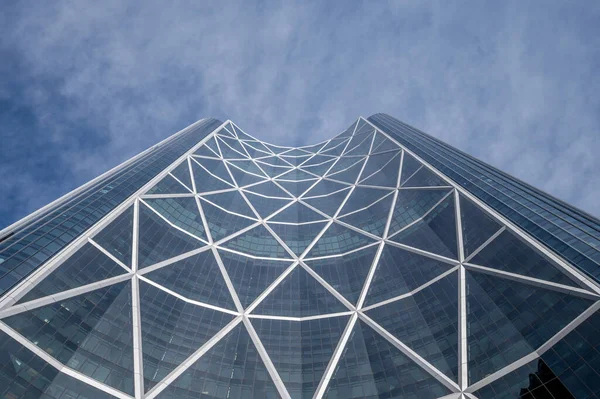 Calgary Albert Února 2022 Pohled Památku Bow Tower — Stock fotografie