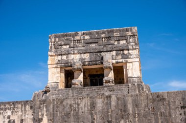  Details of the Great Ball Court at Chichen Itza.