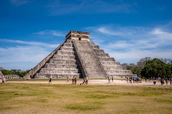 Piste Mexiko März 2022 Blick Auf Die Castillo Pyramide Chichen — Stockfoto