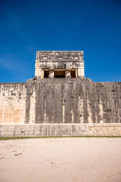 Chichen Itza Nagy Bálterem Részletei — Stock Fotó