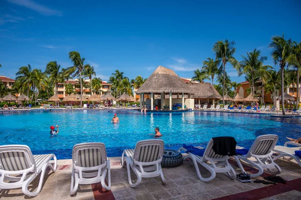 Tulum Mexico March 2022 View Swimming Pools Bahia Principe Grand — Stock Photo, Image