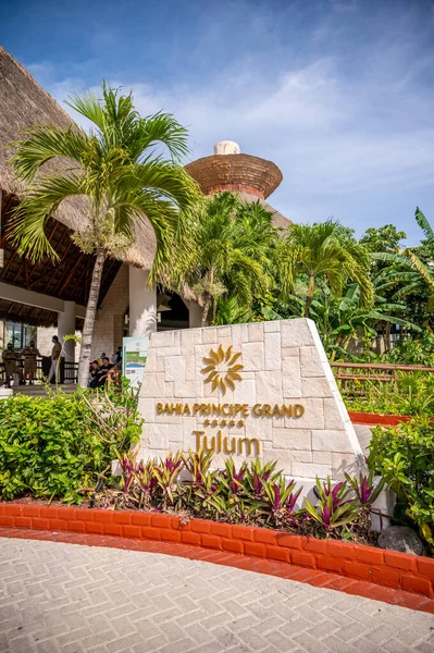 Tulum Mexico March 2022 View Lobby Buildings Bahia Principe Grand — Stock Photo, Image