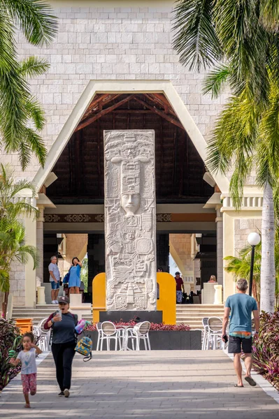 Tulum Mexiko März 2022 Blick Auf Die Lobbygebäude Des Bahia — Stockfoto
