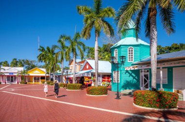 Tulum, Meksika - 27 Mart 2022: Riviera Maya 'da Bahia Principe Hacienda Dona Isabel manzarası.