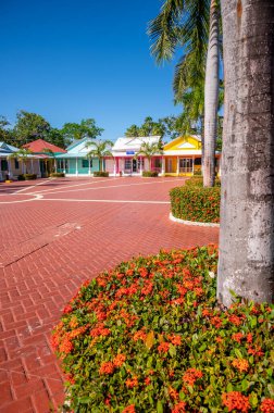 Tulum, Meksika - 27 Mart 2022: Riviera Maya 'da Bahia Principe Hacienda Dona Isabel manzarası.