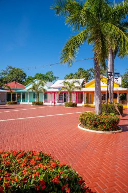 Tulum, Meksika - 27 Mart 2022: Riviera Maya 'da Bahia Principe Hacienda Dona Isabel manzarası.