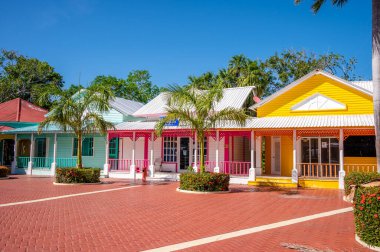 Tulum, Meksika - 27 Mart 2022: Riviera Maya 'da Bahia Principe Hacienda Dona Isabel manzarası.