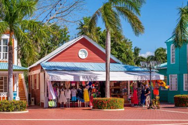 Tulum, Meksika - 27 Mart 2022: Riviera Maya 'da Bahia Principe Hacienda Dona Isabel manzarası.