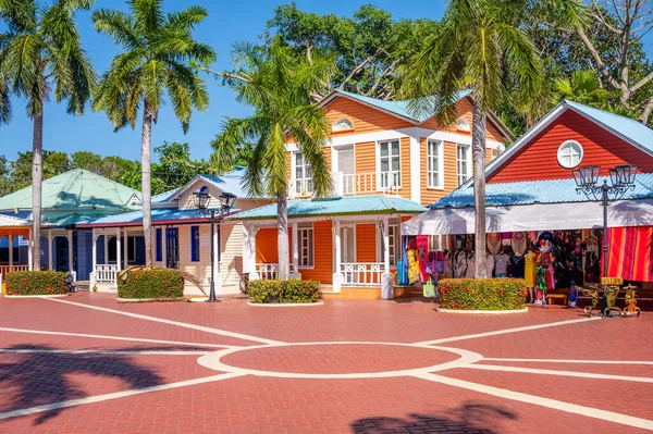 Tulum, Meksika - 27 Mart 2022: Riviera Maya 'da Bahia Principe Hacienda Dona Isabel manzarası.