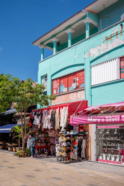 Playa Del Carmen Mexico March 2022 View Shops Street Scenes — Stock Photo, Image