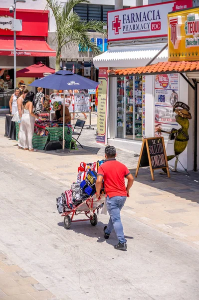 Playa Del Carmen Mexico March 2022 View Shops Street Scenes — Stock Photo, Image