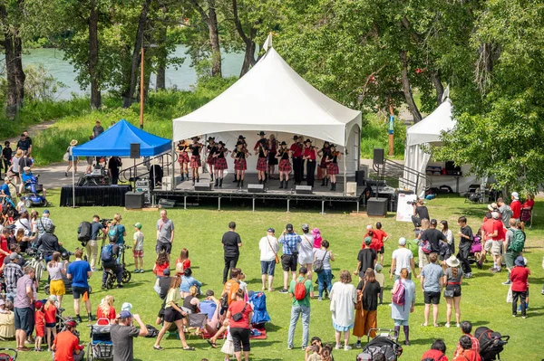 Calgary Alberta July 2022 View Canada Day Celebrations City Calgary — Stockfoto