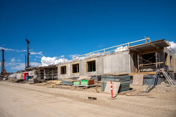 Calgary Alberta July 2022 Residential Buildings Construction Suburbs Calgary — 图库照片