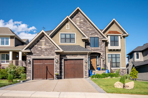 Beautiful suburban home in the suburbs of Calgary, Alberta.