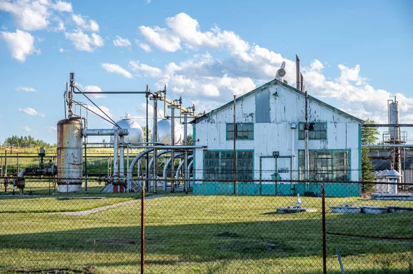 Old Turner Valley Gas Plant Located Southwest Calgary — Stock Photo, Image