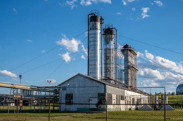 Old Turner Valley Gas Plant Located Southwest Calgary — 스톡 사진