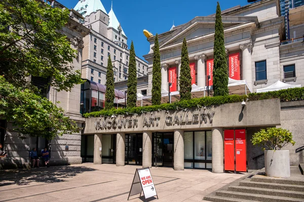 Vancouver British Columbia July 2022 Exterior Beautiful Vancouver Art Gallery — Fotografia de Stock