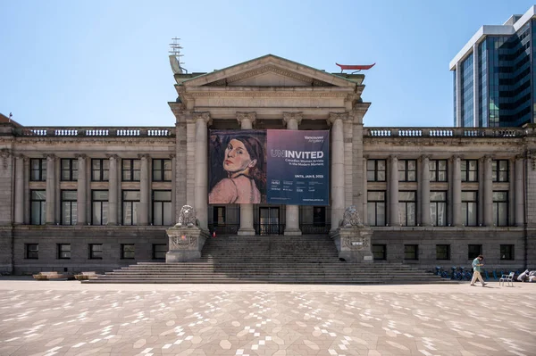 Vancouver British Columbia July 2022 Exterior Beautiful Vancouver Art Gallery — Stock Photo, Image