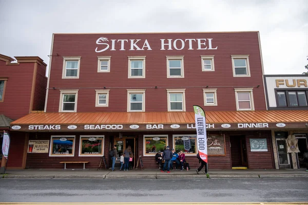 Sitka Alaska July 2022 View Sitka Historic Main Street Historic — Stock Fotó