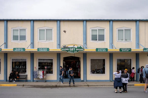 Sitka Alaska July 2022 View Sitka Historic Main Street Alsaka — 스톡 사진