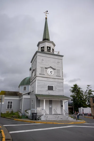 Sitka Alaska July 2022 Detail Sitka Historic Michael Orthodox Church — Foto Stock