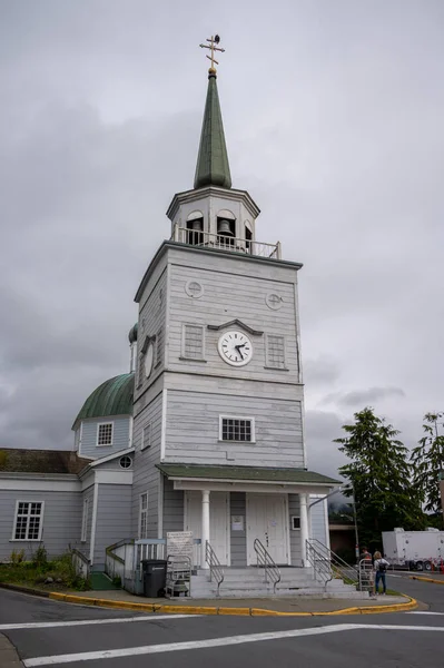 Sitka Alaska July 2022 Detail Sitka Historic Michael Orthodox Church — Foto Stock