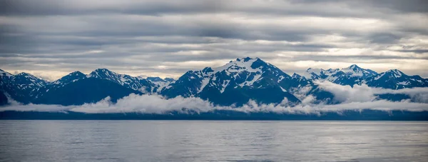 Mountains Alaska North West Pacific Coast Hubbard Glacier — Foto Stock