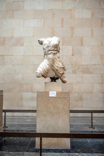 London August 2022 Exhibits Classical Greece Famous British Muesum London — Zdjęcie stockowe