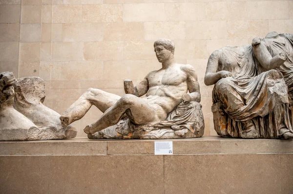 London August 2022 Exhibits Classical Greece Famous British Muesum London — Zdjęcie stockowe