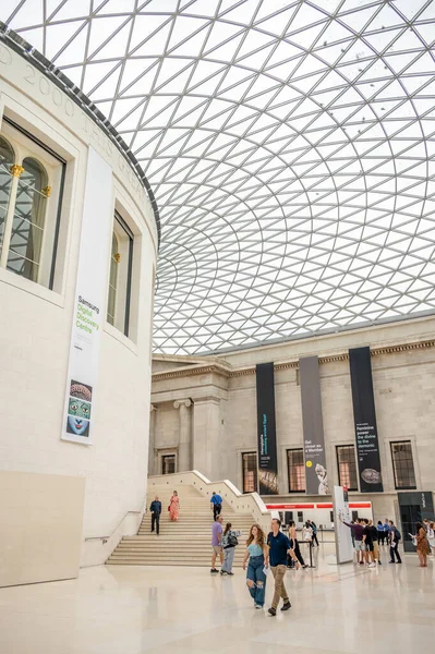 London August 2022 Great Court British Museum Designed Architect Lord — Stock Photo, Image