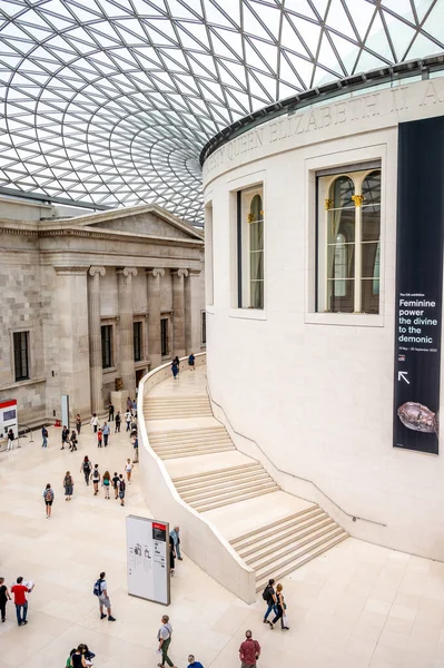 London August 2022 Great Court British Museum Designed Architect Lord — Stock Photo, Image